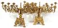 050036 GILT BRONZE CANDELABRA FOR TIFFANY  CO PAIR