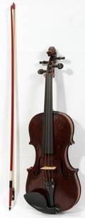 040005 VINTAGEGERMAN VIOLIN MARKED HOPF