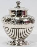 031055 GEORGE III STERLING TEA CADDY LONDON 179899