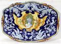 031044 EUROPEAN FAIENCE PLATTER PROBABLY FRENCH