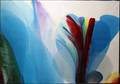 022012 PAUL JENKINS ACRYLIC ON CANVAS 1977 77 X 108
