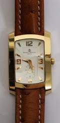 022027 BAUME  MERCIER MENS 18 KT YGOLD WRIST WATCH