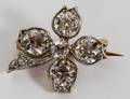 TIFFANY  CO DIAMOND FLOWER BROOCH C 1900
