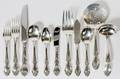 GORHAM MELROSE STERLING FLATWARE SET 92 PIECES