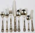 DURGIN IRIS STERLING FLATWARE EARLY 20TH C 92 PC