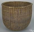 Large Nantucket basket late 19th c