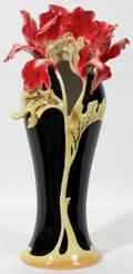 071077 FRANZ PORCELAIN PEONY VASE H 16 34
