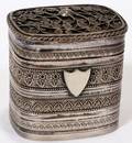 111082 DUTCH SILVER PEPPERMINT BOX 1849 H 1 12