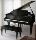 092073 EBONY BALDWIN GRAND PIANO H 38 W 59 L 75