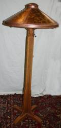 092067 MICA LAMP CO ARTS  CRAFTS STYLE FLOOR LAMP