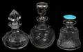 081071 CRYSTAL COLOGNE BOTTLES C 1900 THREE