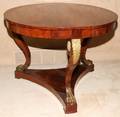 062078 MAHOGANY EMPIRE TABLE 19THC H 27 12