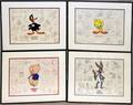 120094 BOB CLAMPETT HAND PAINTED ANIMATION ART 4 PCS