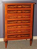120086 MAGGIOLINI STYLE DRESSER WITH MARQUETRY INLAY