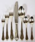 120161 GERMAN STERLING FLATWARE BY GEBRDER REINER