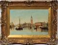 120144 OIL ON CANVAS 11 12 X 17 12 VENICE CANAL