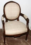 082084 LOUIS XVI STYLE ARMCHAIR