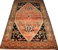 070102 EAST INDIAN SERAPI WOOL RUG 5 X 8