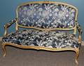062153 FRENCH LOUIS XV STYLE GILT WOOD SETTEE 19TH C