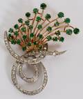 120178 300CT EMERALD  200CT DIAMOND PIN H 2