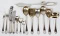120164 AUSTRIAHUNGARY 800 SILVER FLATWARE 60 PIECES