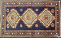 Kazak throw rug ca 1900