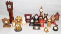 100130 FRANKLIN MINT MINIATURE CLOCKS 18 H 3  4