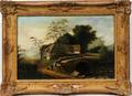082133 P LEARE OIL ON CANVAS C 1889 12 X 18