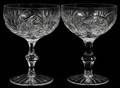 081176 CUT CRYSTAL CHAMPAGNES SET OF 12