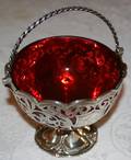 072189 ENGLISH BIRMINGHAM STERLING BASKET BOWL