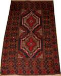 070165 TURKISH GEOMETRIC DESIGNED WOOL RUG