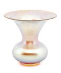 Gold Iridized Bulbous Glass Vase WMF Myra Glass