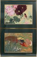 120237 JAPANESE WOOD BLOCK PRINTS TWO 12 X 17