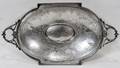 111320 AUSTRIAN SILVER OVAL CENTERPIECE C 1900