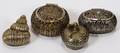 111314 FILIGREE  BRASS BOXES FOUR W 1 12