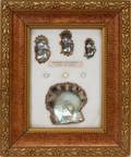 110207 PEARL OF JAPAN SHADOW BOX H 10 W 7