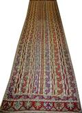 101211 MIDDLE EASTERN HAND MADE WOOL RUNNER 14 8