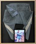 100202 COOL HAND LUKE BLUE STRIPED PRISON PANTS