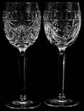 092192 WATERFORD OVERTURE CRYSTAL WATER GOBLETS