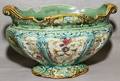 071289 CONTINENTAL MAJOLICA JARDINIRE LATE 19TH C