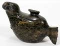 062207 INUIT CARVED SOAPSTONE WALRUS H 4 L 5 12