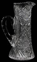 110257 CUT GLASS PITCHER H 13