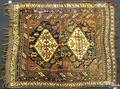 Kashgai throw rug ca 1920