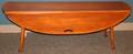 110226 CHERRY WOOD DROP LEAF COFFEE TABLE  END TABLE