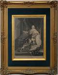 102213 KING LOUIS XVIII ENGRAVING AFTER GERARD 26 X