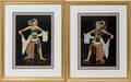 102192 W SAELAEMAN PAINTING ON CLOTH BALINESE DANCERS