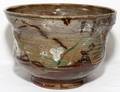 101247 JOHN GLICK PLUM TREE POTTERY BOWL H 6 34