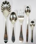 101240 AMERICAN STERLING SPOONS  FORK FIVE PIECES