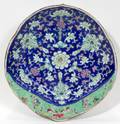 092261 CHINESE EXPORT PORCELAIN SHELL FORM DISH