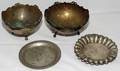 091307 800 SILVER BOWLS  TRAYS SIX PIECES
